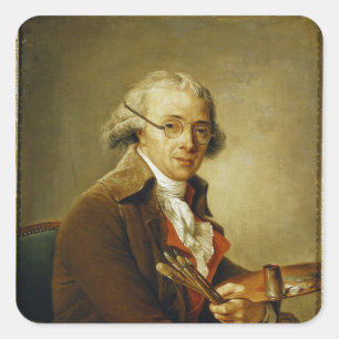 Adesivo Quadrado Retrato de Francois-Andre Vincent
