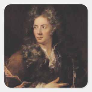 Adesivo Quadrado Retrato de Gerard Audran