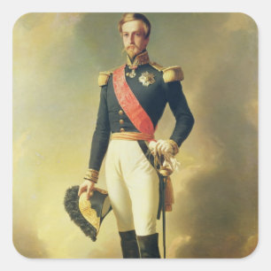 Adesivo Quadrado Retrato de Henri-Eugene-Philippe-Louis