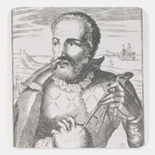 Adesivo Quadrado Retrato de Hernando de Magallanes