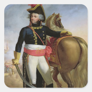 Adesivo Quadrado Retrato de Jean Baptiste Kleber