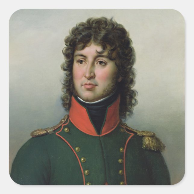 Adesivo Quadrado Retrato de Joachim Murat King de Nápoles (Frente)