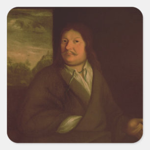 Adesivo Quadrado Retrato de Johann Ambrosius Bach, 1685