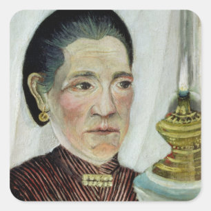 Adesivo Quadrado Retrato de Josephine, esposa do artista em