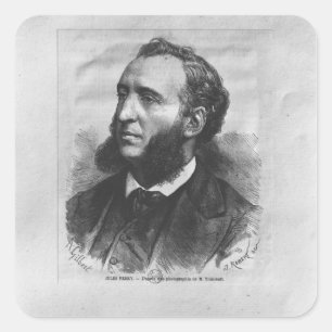 Adesivo Quadrado Retrato de Jules Ferry