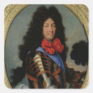 Adesivo Quadrado Retrato de Louis XIV