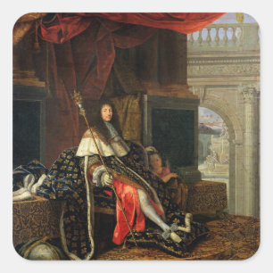 Adesivo Quadrado Retrato de Louis XIV 1668