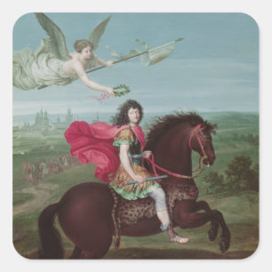 Adesivo Quadrado Retrato de Louis XIV 2