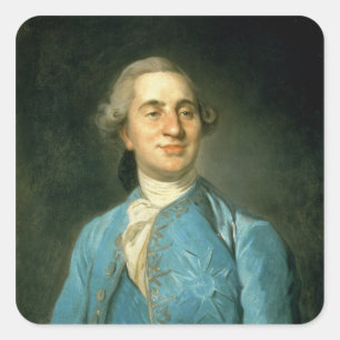 Adesivo Quadrado Retrato de Louis XVI 1775