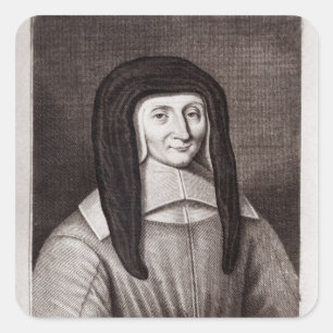 Adesivo Quadrado Retrato de Louise de Marillac