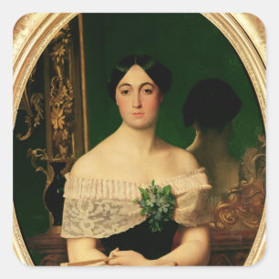 Adesivo Quadrado Retrato de Marianne Elisa Birch