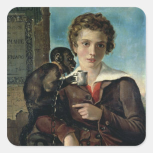 Adesivo Quadrado Retrato de Marius Petipa no balé