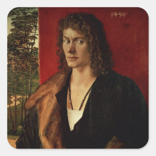 Adesivo Quadrado Retrato de Oswolt Krel, 1499