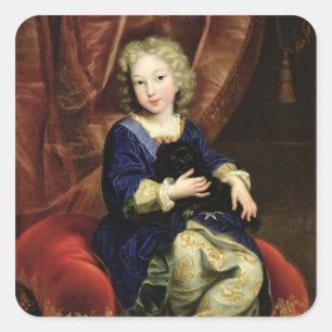 Adesivo Quadrado Retrato de Philippe de France