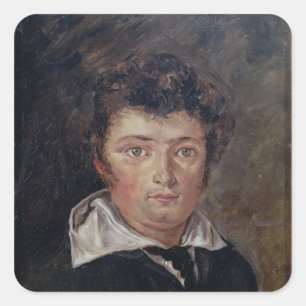 Adesivo Quadrado Retrato de Robert Surcouf 1796