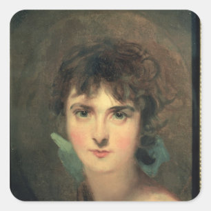 Adesivo Quadrado Retrato de Sally Siddons