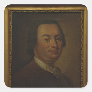Adesivo Quadrado Retrato de um homem, 1774