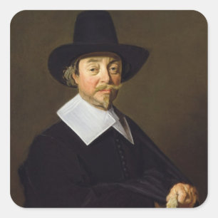 Adesivo Quadrado Retrato de um homem, c.1643-45