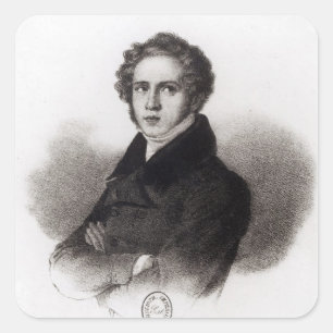 Adesivo Quadrado Retrato de Vincenzo Bellini
