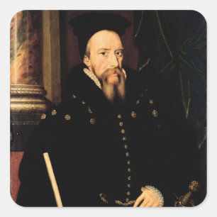 Adesivo Quadrado Retrato de William Cecil