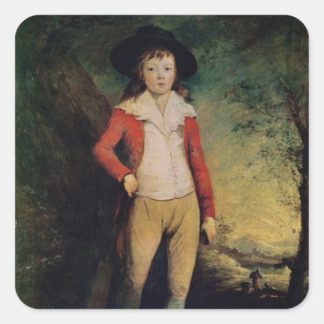 Adesivo Quadrado Retrato de William Seward (Frente)