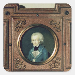 Adesivo Quadrado Retrato de Wolfgang Amadeus Mozart, 1773