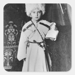 Adesivo Quadrado Retrato do Grão-Duque Nicholas Mikhailovich