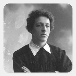 Adesivo Quadrado Retrato do poeta Alexander Blok