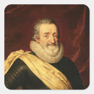 Adesivo Quadrado Retrato do rei de Henri IV de France