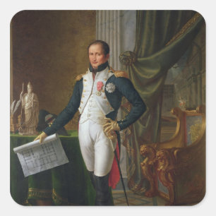Adesivo Quadrado Retrato do rei de Joseph Bonaparte da espanha