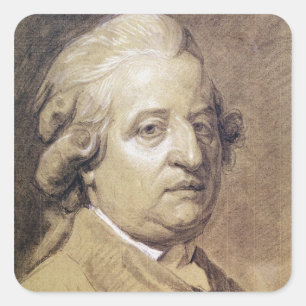 Adesivo Quadrado Retrato do rei de Louis XVI de France