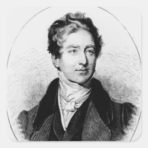 Adesivo Quadrado Retrato do senhor Robert Peel