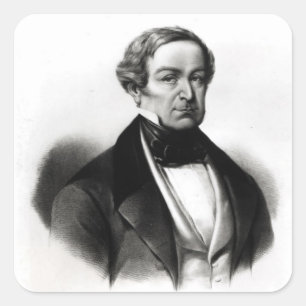Adesivo Quadrado Retrato do senhor Robert Peel