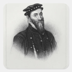 Adesivo Quadrado Retrato do senhor Thomas Gresham