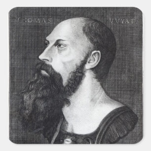 Adesivo Quadrado Retrato do senhor Thomas Wyatt