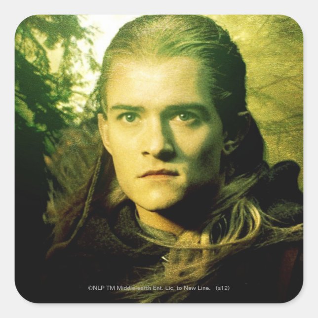 Adesivo Quadrado Retrato frontal LEGOLAS GREENLEAF™ (Frente)