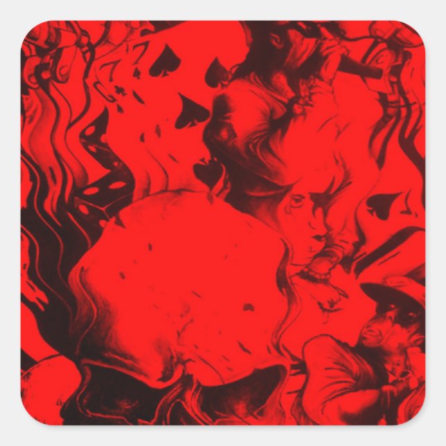 Adesivo Quadrado Retratos pop Musicais em Arte Vibrante de Cores Ve (Frente)