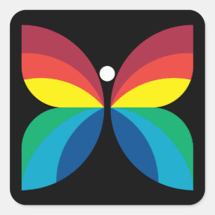 Adesivo Quadrado Retro 1966-1974