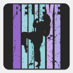 Adesivo Quadrado Retro Judo Karate Martial Artes Marciais Mulheres 