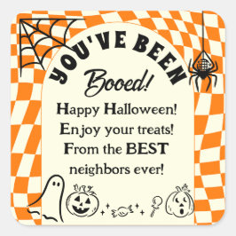 Adesivo Quadrado Retro, nós fomos boiados. Você foi o Jogo Booed