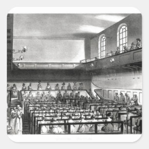 Adesivo Quadrado Reunião dos Quakers, da Ackermann