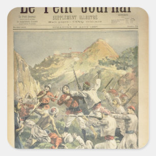 Adesivo Quadrado Revolta em India