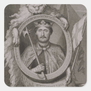 Adesivo Quadrado Richard mim de "1157-99) reis Coeur de Leão" (de