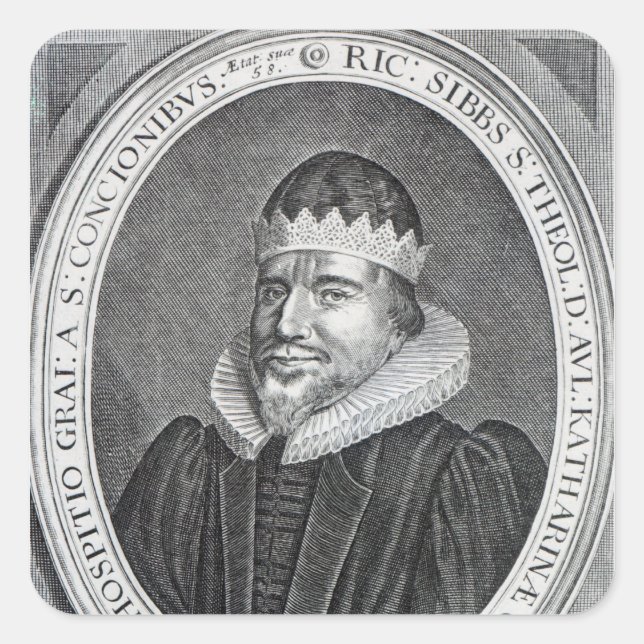 Adesivo Quadrado Richard Sibbes (Frente)