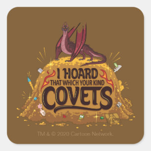 Adesivo Quadrado RICK E MORTY™   Barba de Balthromaw