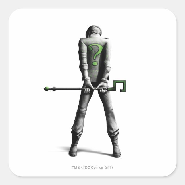Adesivo Quadrado Riddler (Frente)