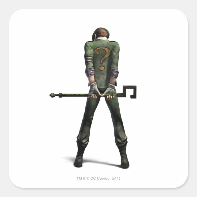 Adesivo Quadrado Riddler Color (Frente)