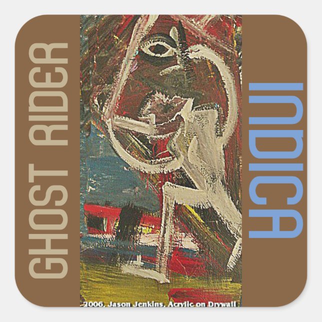 ADESIVO QUADRADO RIDER INDICA GHOST (Frente)