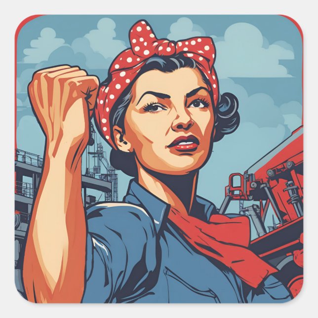 Adesivo Quadrado Riley-Rosa (Frente)