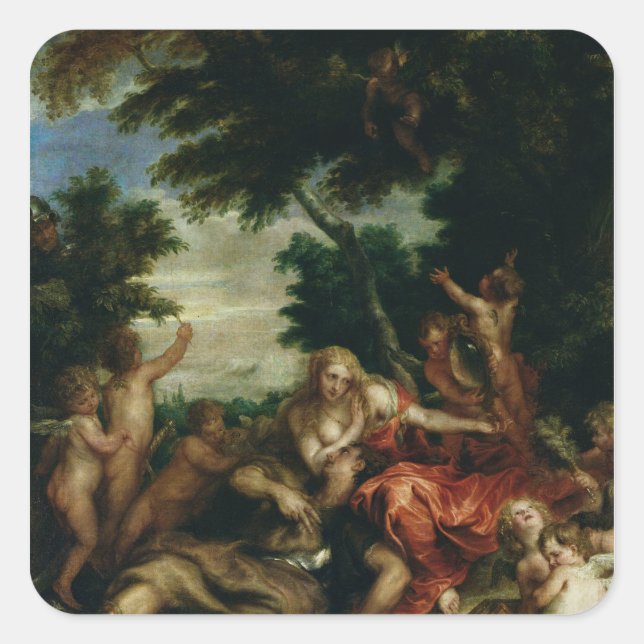 Adesivo Quadrado Rinaldo e Armida (Frente)